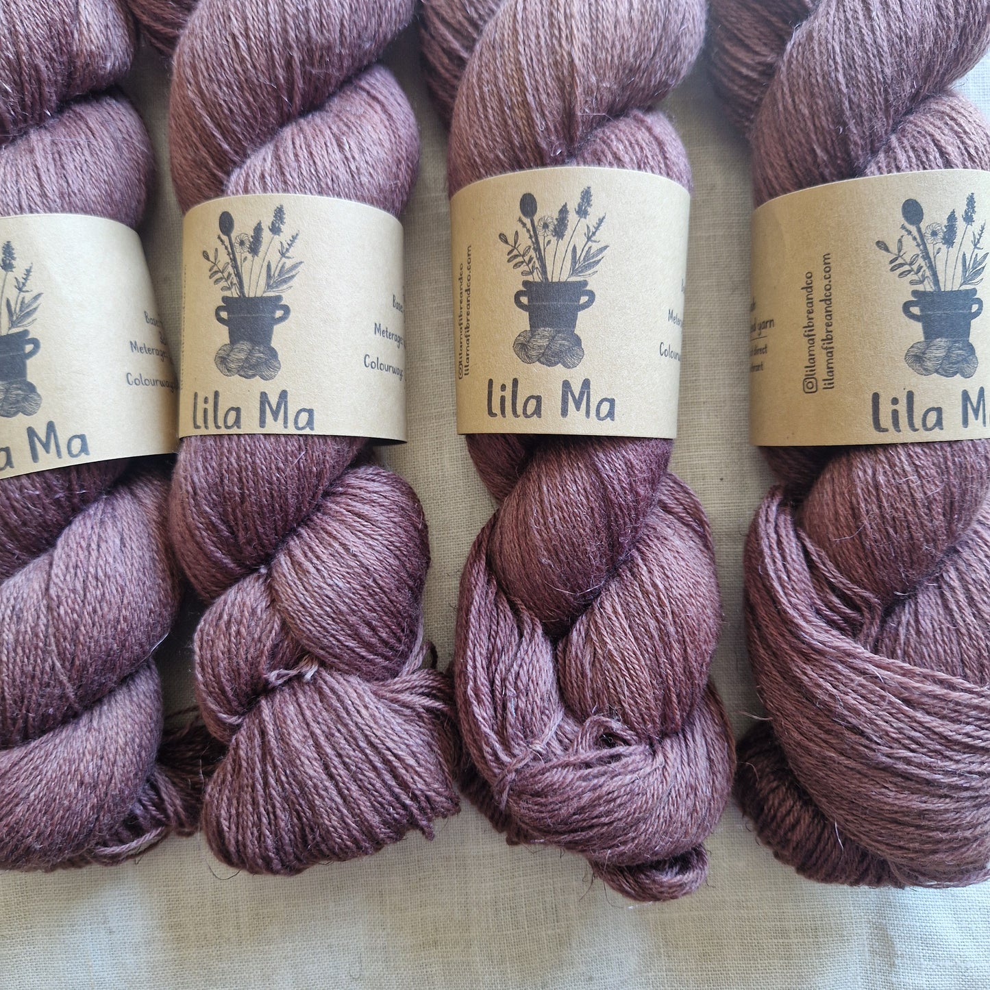 MUD WOOL AND LINEN 4 PLY